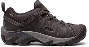 NEW KEEN men's targhee ii waterproof wide hiking shoe in steel gray